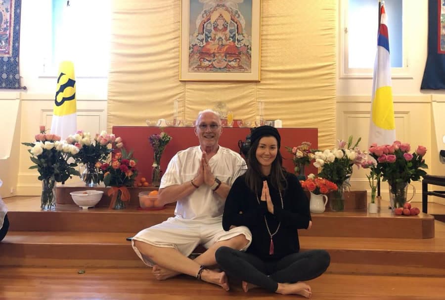 Kris leading meditation