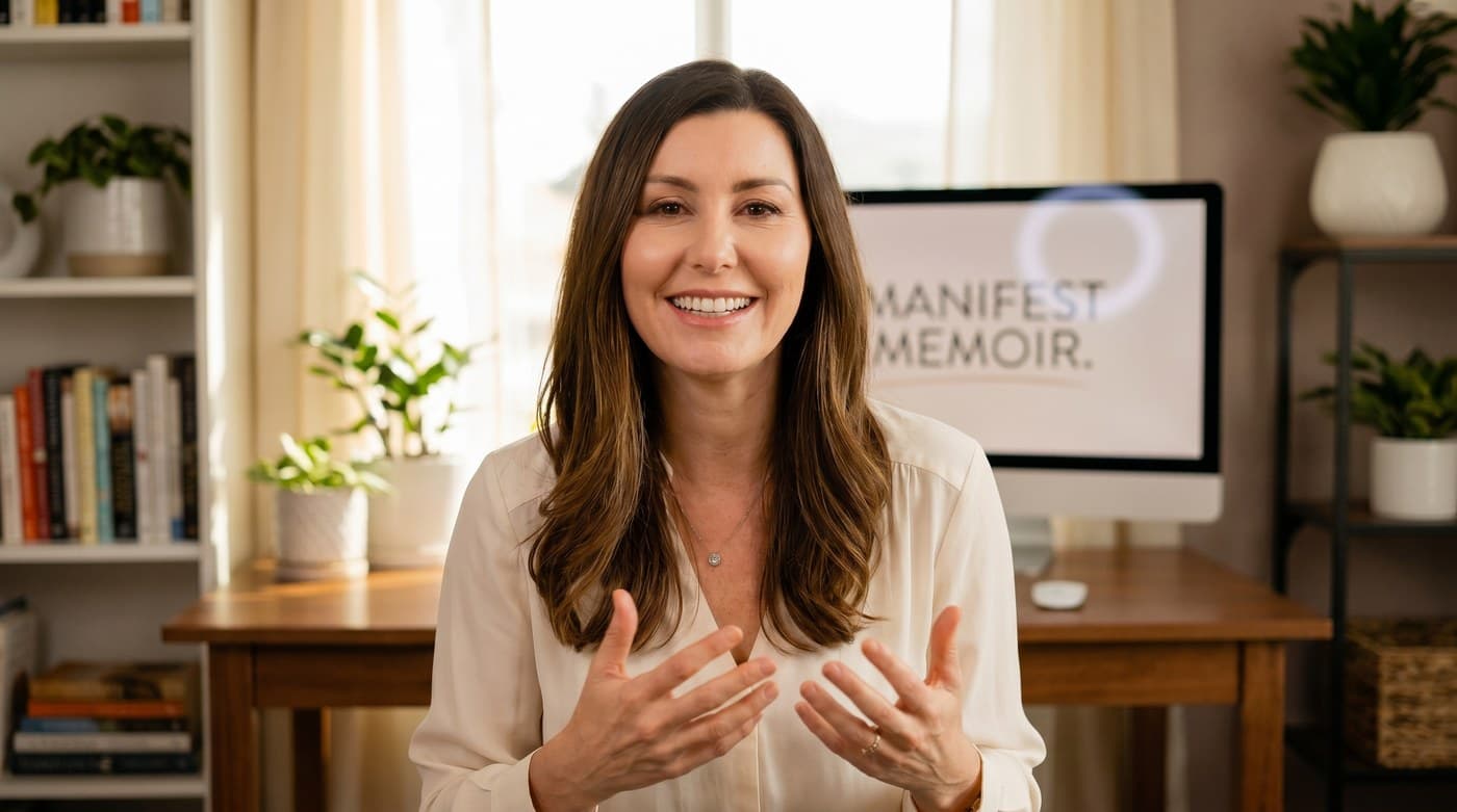 Kris Ashley teaching the Manifest Memoir course
